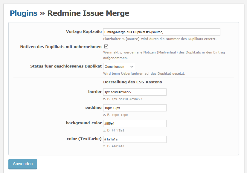 Redmine Plugins